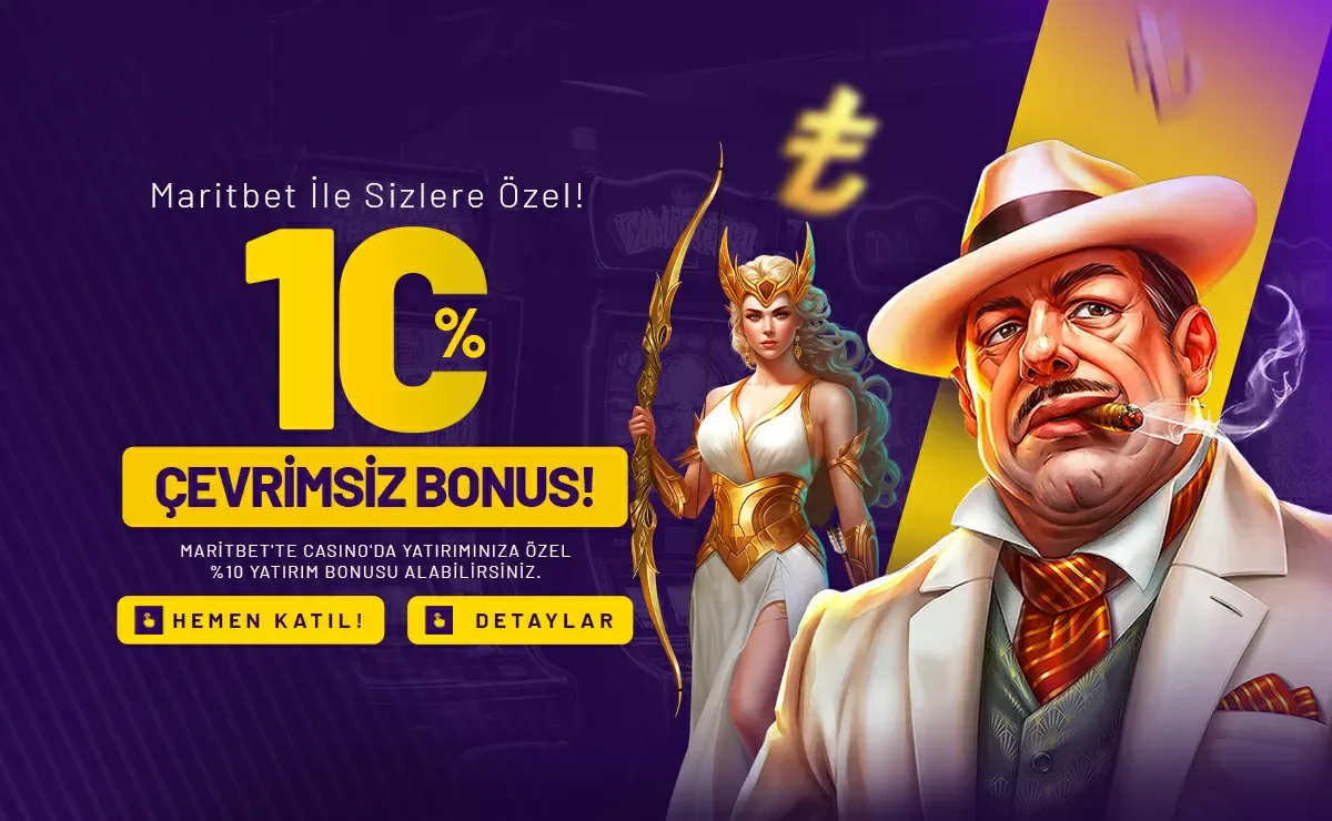 %10 Casino Çevrimsiz Bonusu