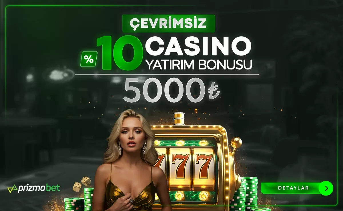 %10 Çevrimsiz Casino Yatırım Bonusu