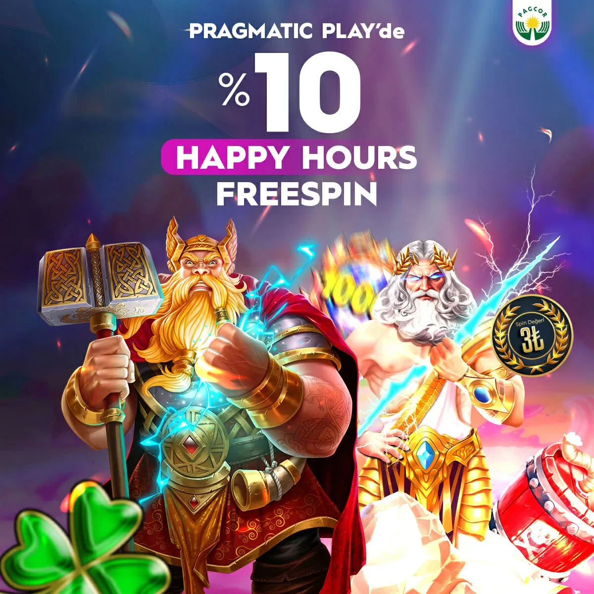 %10 Happy Hours Freespin Kampanyasi
