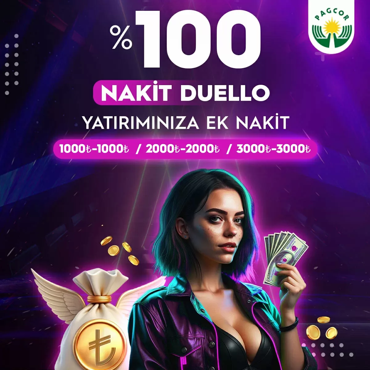 %100 Nakit Duello Bonusu İle Yatiriminizi Katlayin
