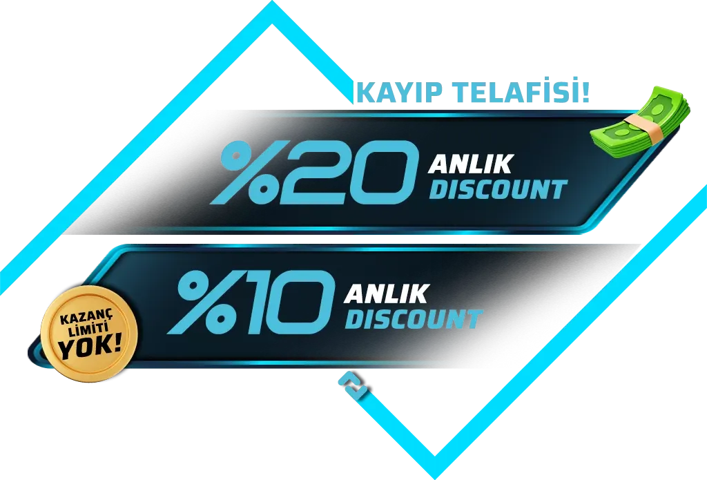 %20 Ve %10 Casino Discount Bonusu