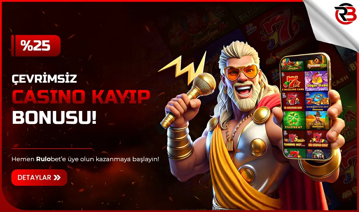 %25 Çevrimsiz Casino Kayıp Bonusu Fırsatı