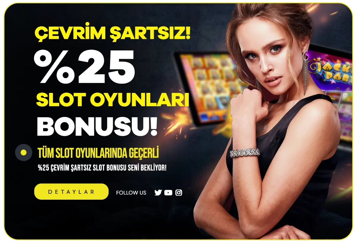%25 Çevrimsiz Slot Bonusu Fırsatı
