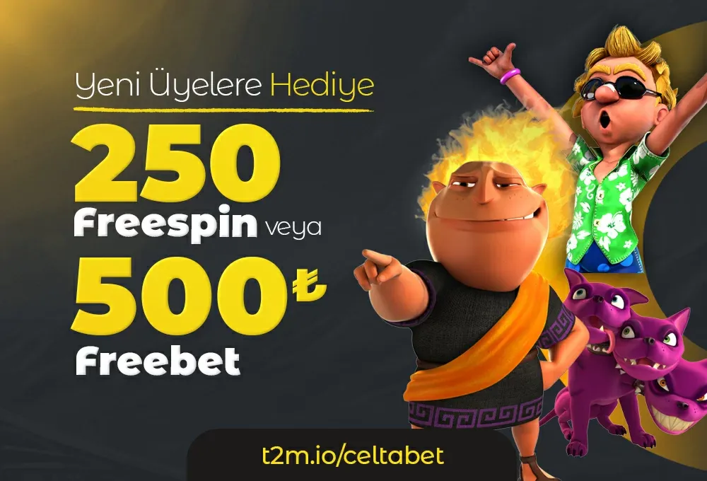 250 Freespin Veya 500 Tl Freebet Bonusu