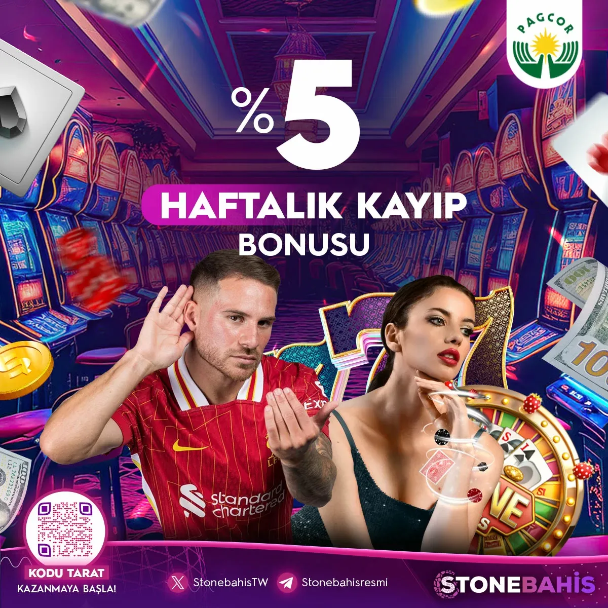 %5 Haftalık Kayıp Bonusu İle Ekstra Kazanç