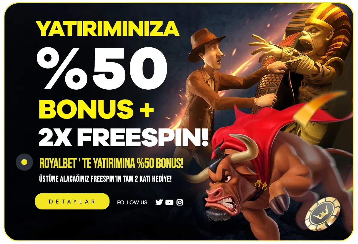 %50 Casino Slot Bonusu Ve X2 Freespin Fırsatı