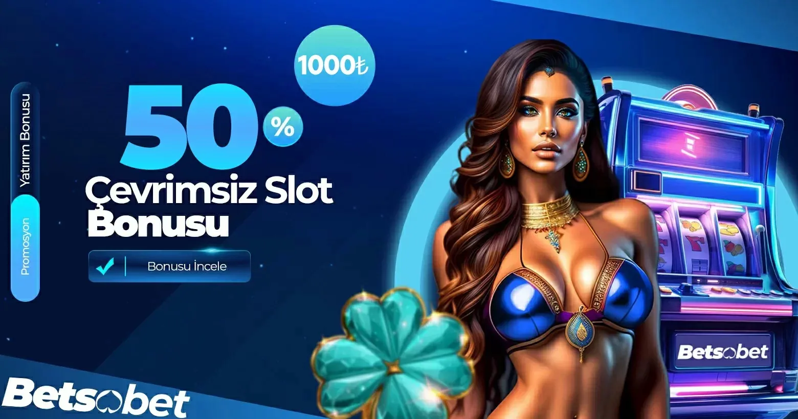 %50 Çevrimsiz Slot Bonusu Fırsatı