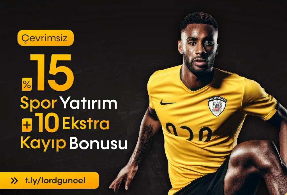 Çevrimsiz %15 Bonus Ve %10 Spor Kayıp Bonusu