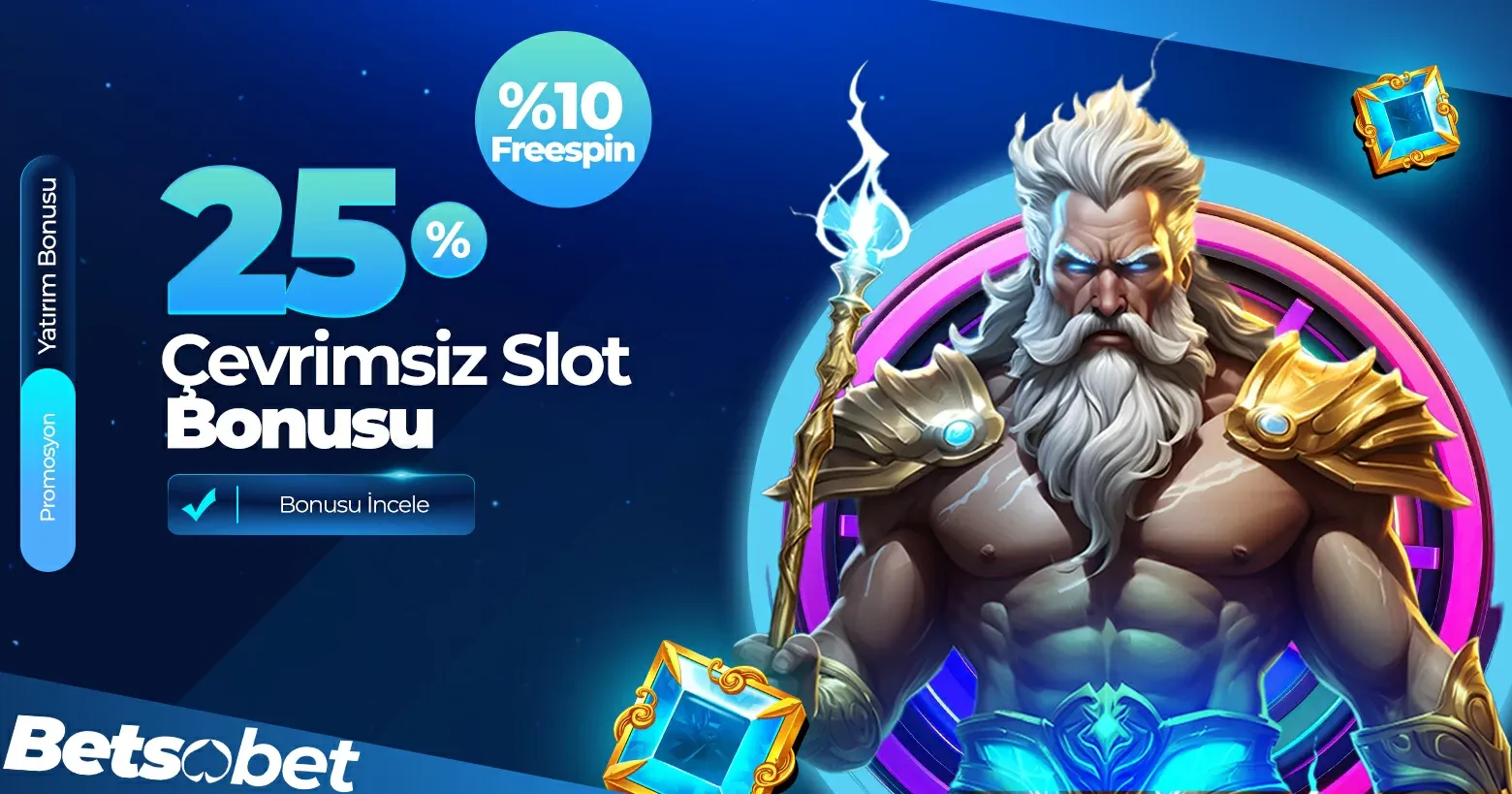 Çevrimsiz %25 Yatırım Bonusu Ve Freespin