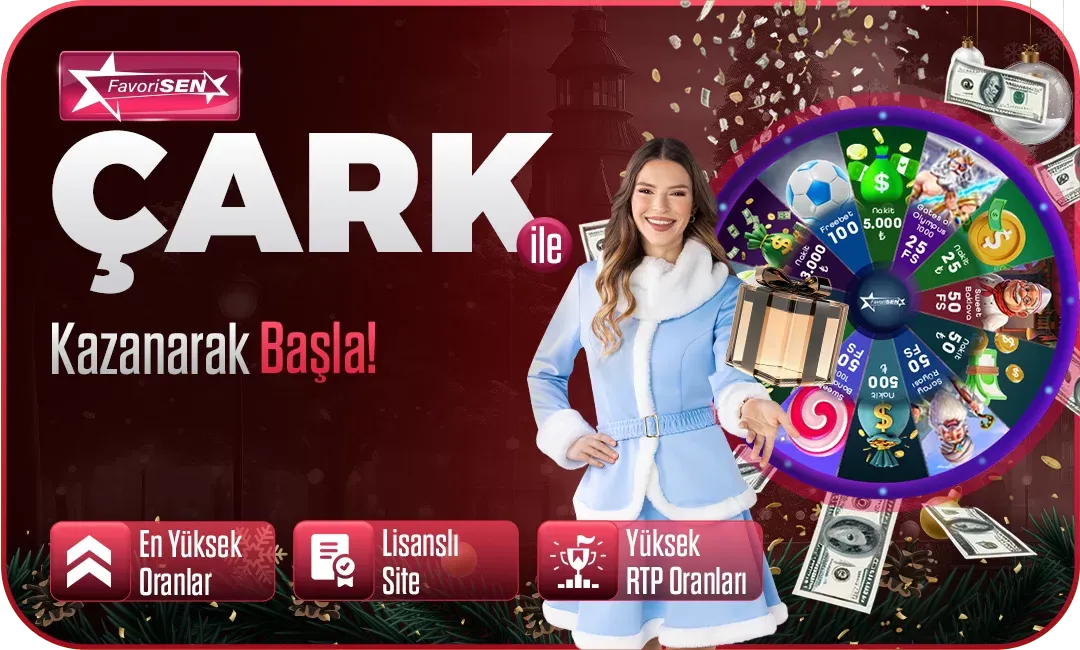 Favorisen Çark İle Nakit Ve Freespin Ödülleri