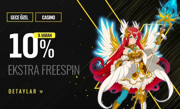 Gece Saatlerine Özel %10 Freespin Kampanyası