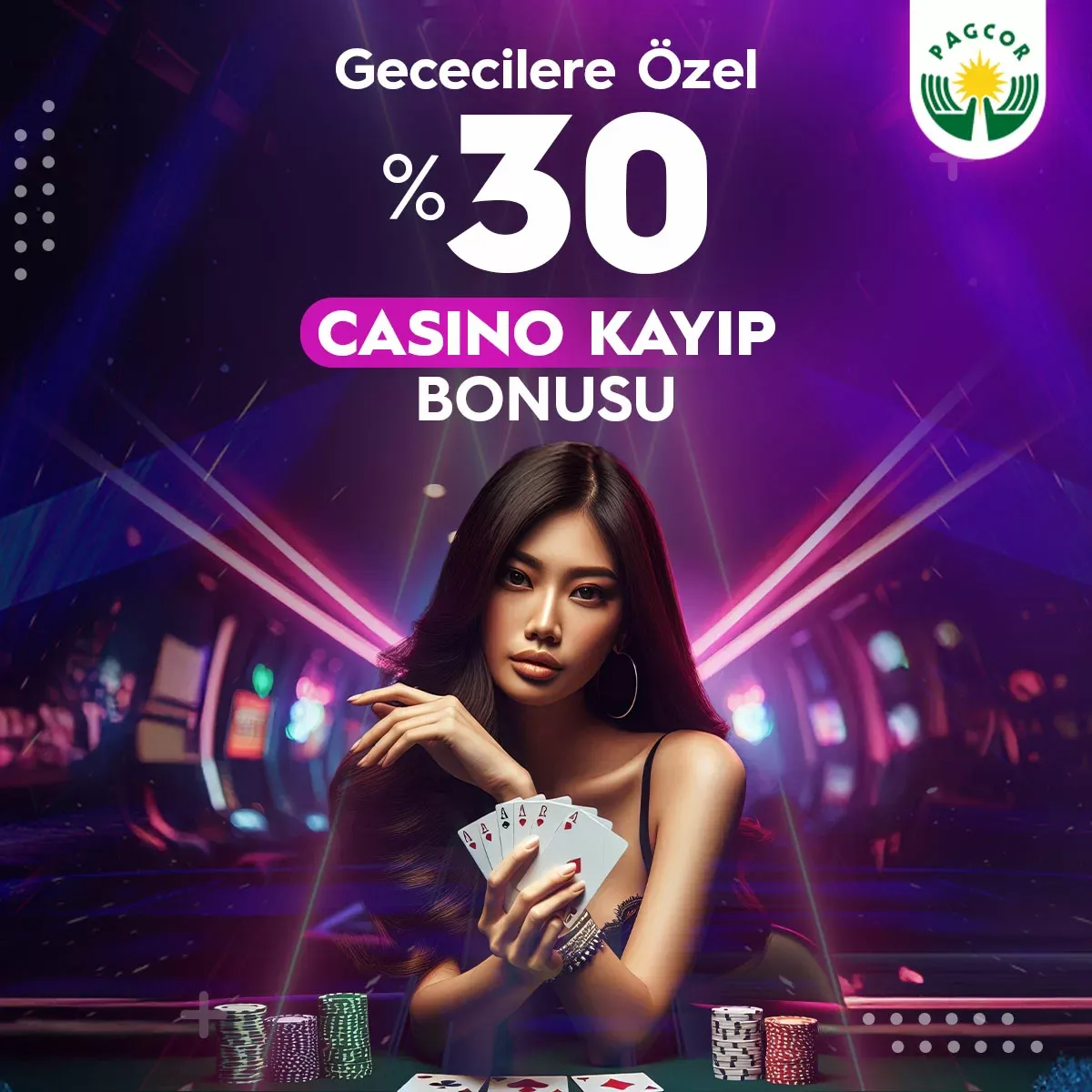 Gececilere Özel %30 Casino Kayıp Bonusu Fırsatı