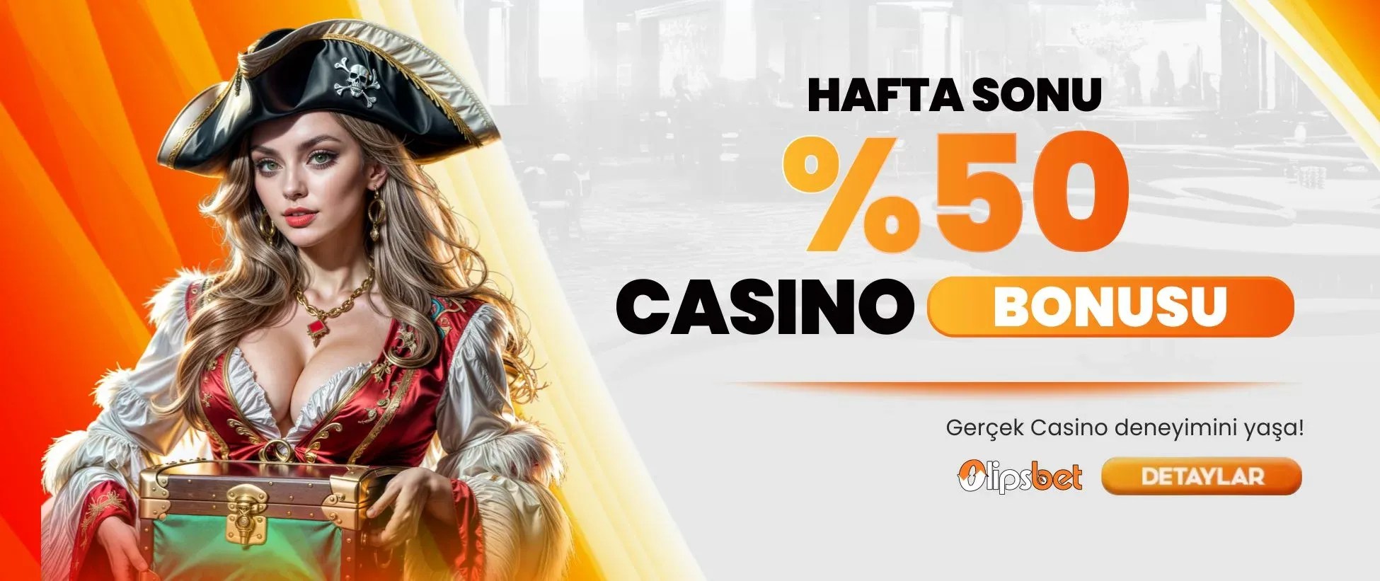 Hafta Sonuna Özel %50 Casino Yatırım Bonusu
