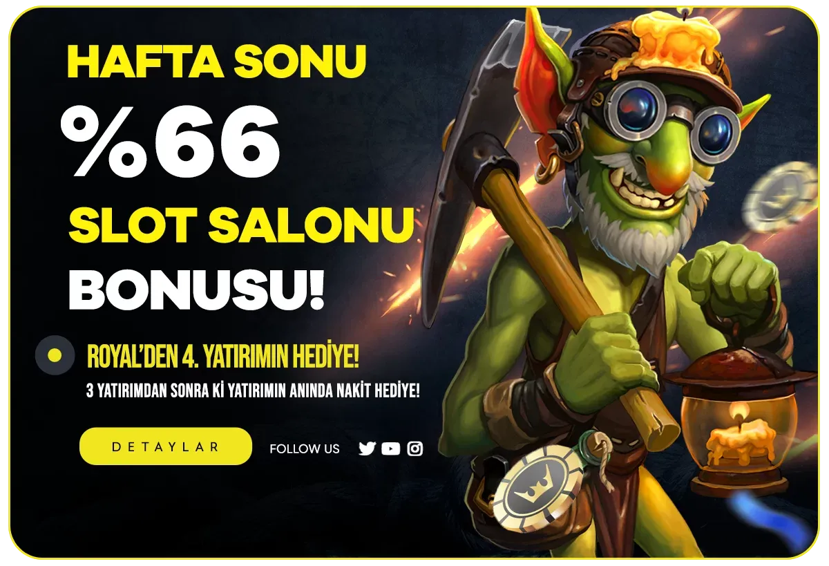 Hafta Sonuna Özel %66 Slot Yatırım Bonusu