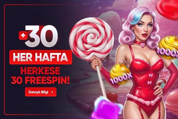 Haftalık Herkese 30 Freespin Kampanyası