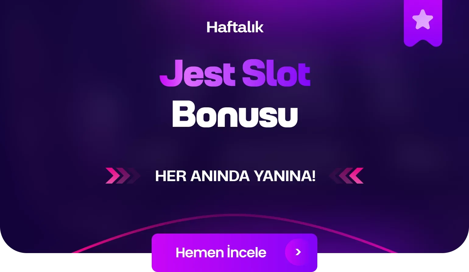 Haftalık Slot Jest Bonusu İle Kayıplar Telafi Ediliyor