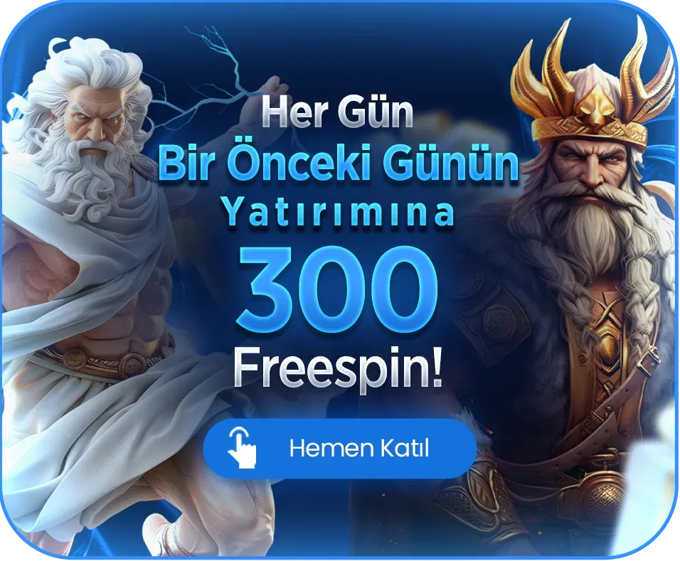 Her Gün Yatırıma 300 Freespin Kampanyası