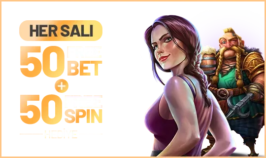 Her Salı 50 Freebet Ve 50 Freespin Hediyesi