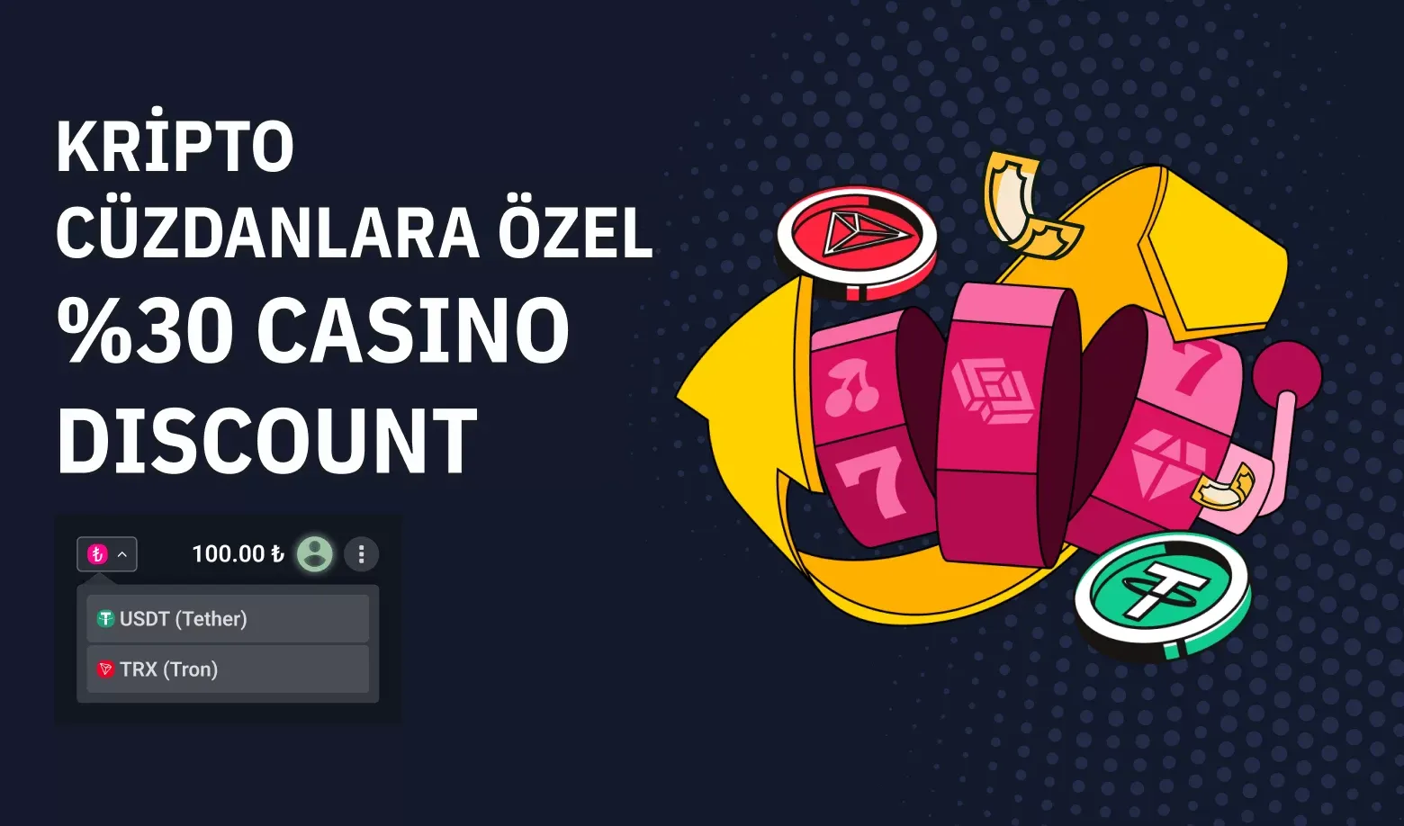 Kripto Cüzdanlara Özel %30 Casino Discount Fırsatı