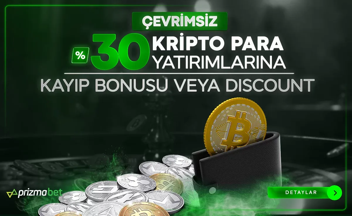 Kripto Yatırımlarına Özel %30 Kayıp Bonusu Ve Discount