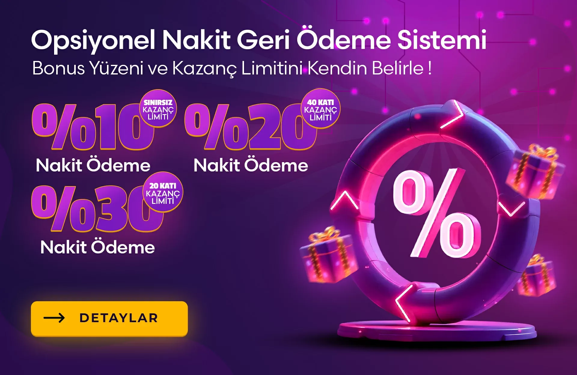 Opsiyonel Nakit Geri Ödeme Bonusu