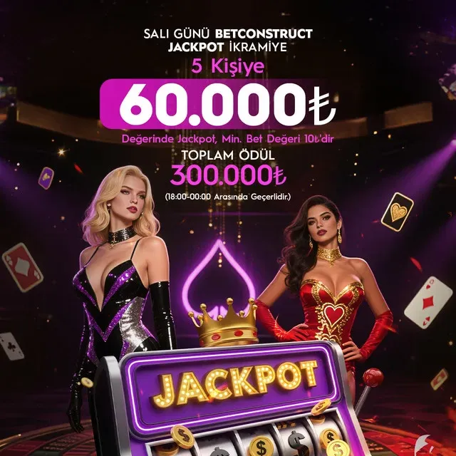Salı Günleri 300.000 Tl Ödüllü Jackpot Turnuvası