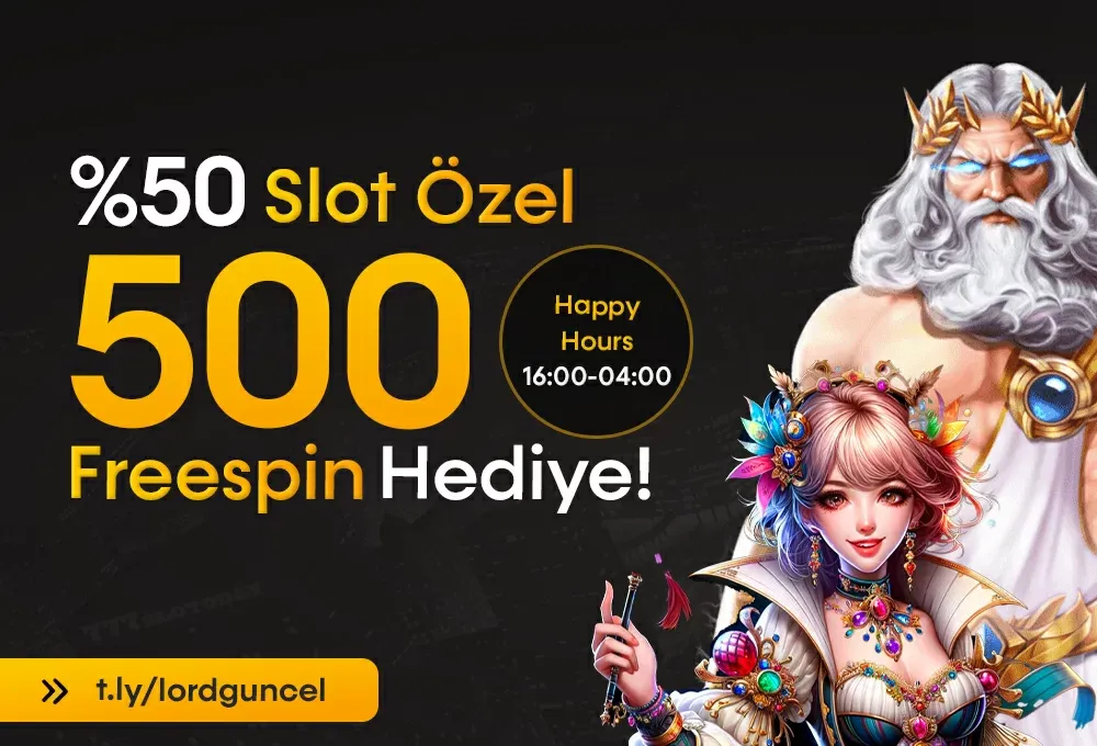 Slot Oyunlarına Özel %50 Freespin Kampanyası