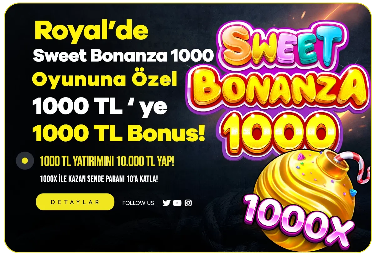 Sweet Bonanza 1000’e Özel 1.000 Tl Slot Bonusu