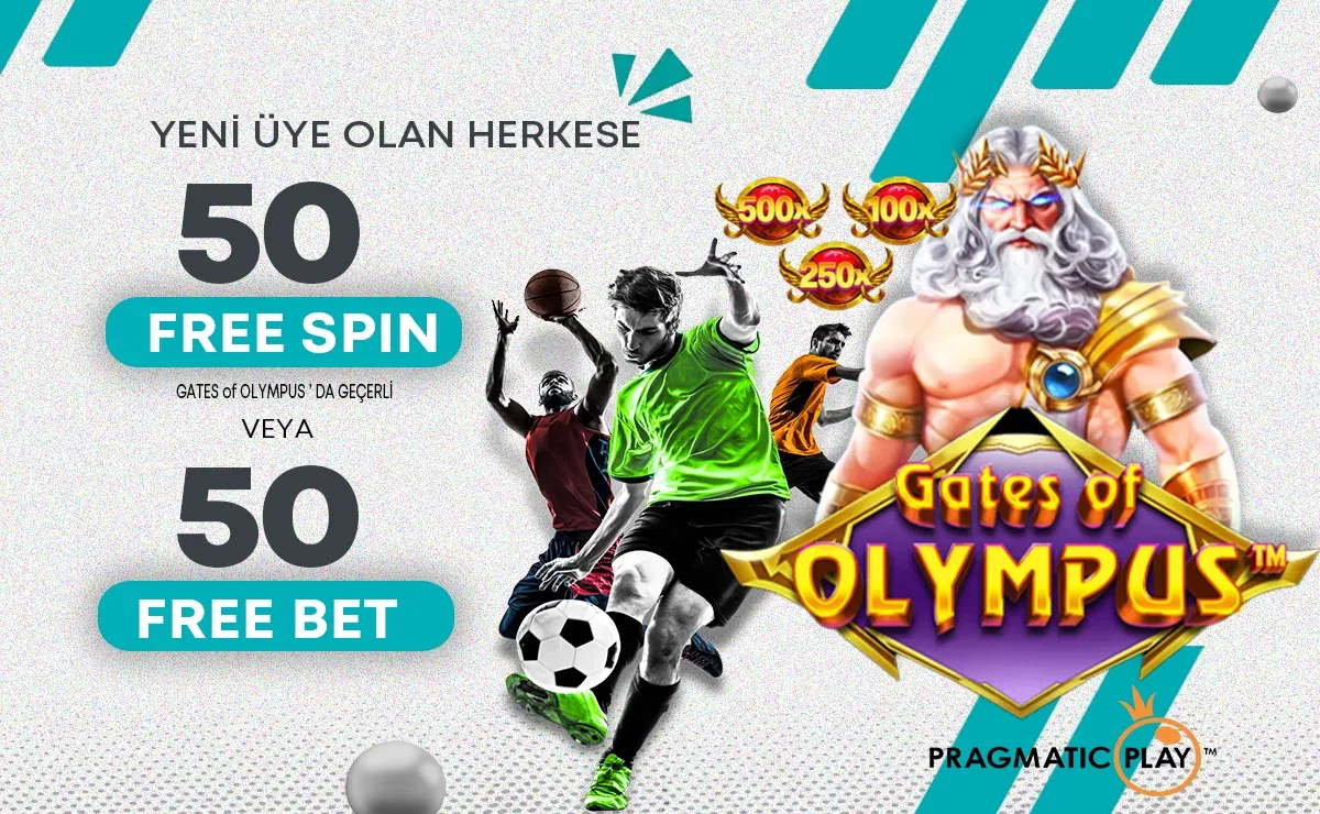Yeni Üyelere 50 Tl Freebet Veya 50 Freespin