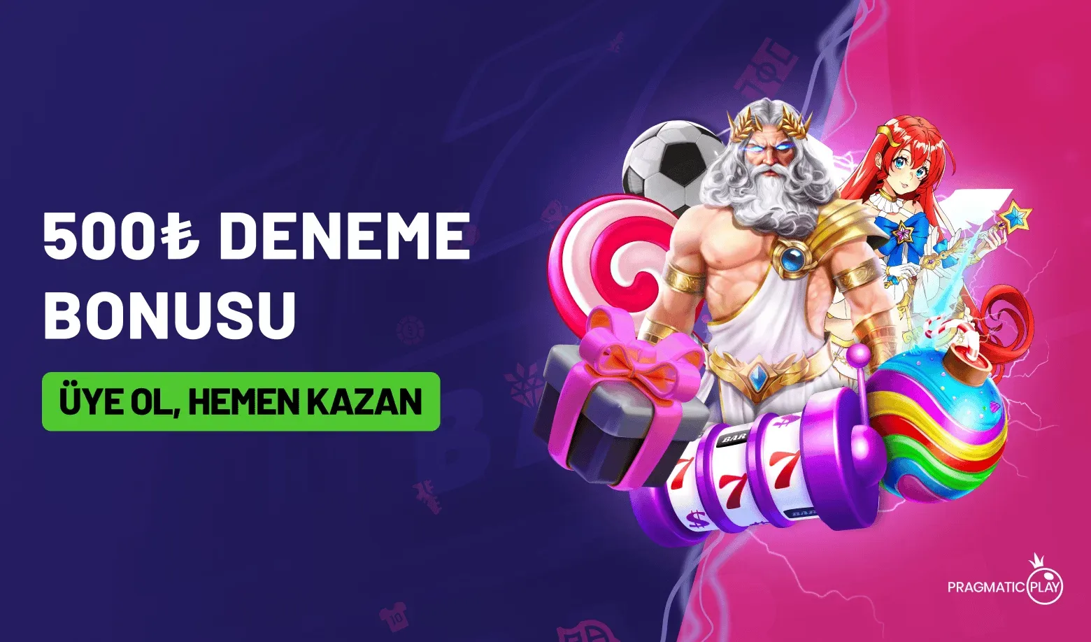 Yeni Üyelere Özel 500 Tl Yatırımsız Deneme Bonusu